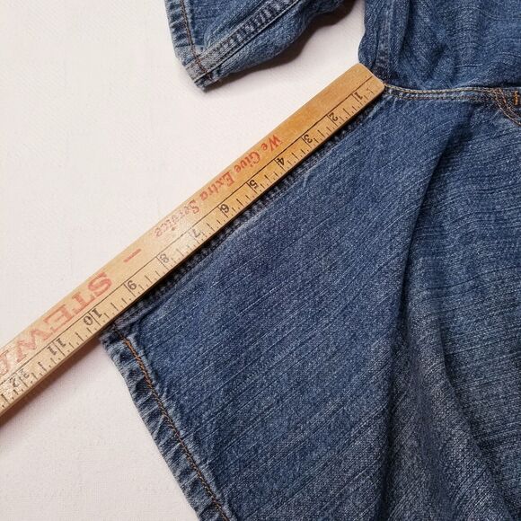 Levi's 550 Size 40 Mens RELAXED FIT Distressed Cotton Denim Jean Shorts Jorts - Picture 7 of 10